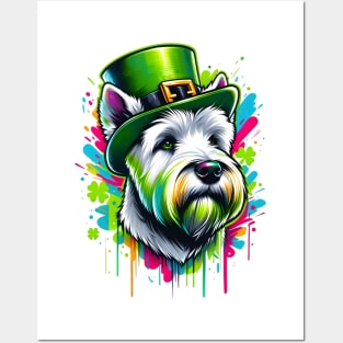 Soft Coated Wheaten Terrier's St Patrick's Day Parade Posters and Art